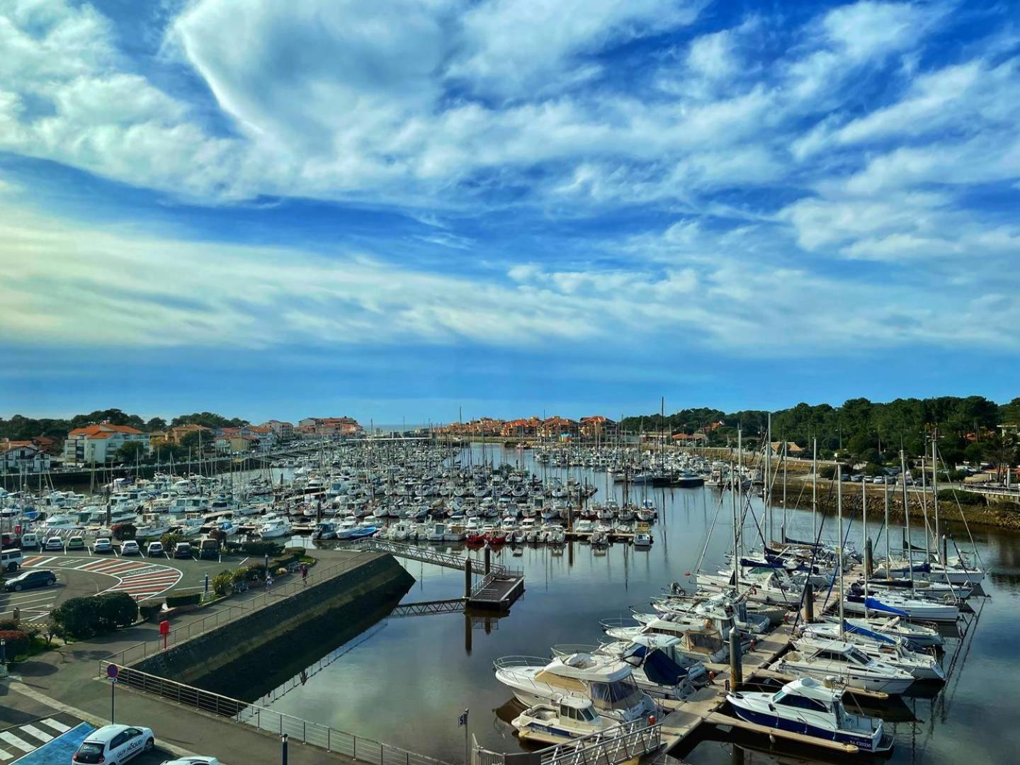 Apartamento Port Sud - T3 En Duplex Avec Vue Panoramique Sur Le Port De Capbreton Exterior foto