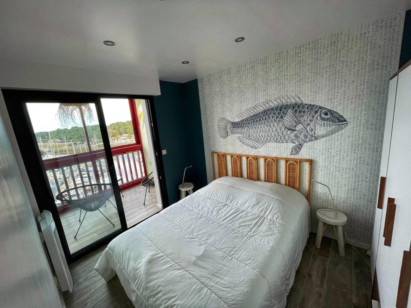Apartamento Port Sud - T3 En Duplex Avec Vue Panoramique Sur Le Port De Capbreton Exterior foto